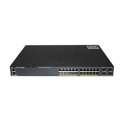 WS-C2960X-24PD-L 24 Bağlantı Noktalı Ağ Anahtarı Ethernet Anahtarı 24xGE PoE 370W 2x10G